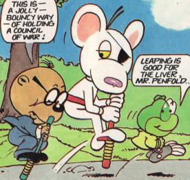 Danger Mouse. 1982-85. Don't know why editor Colin thought to ask me to draw this but I was glad he did. It was fun to do.